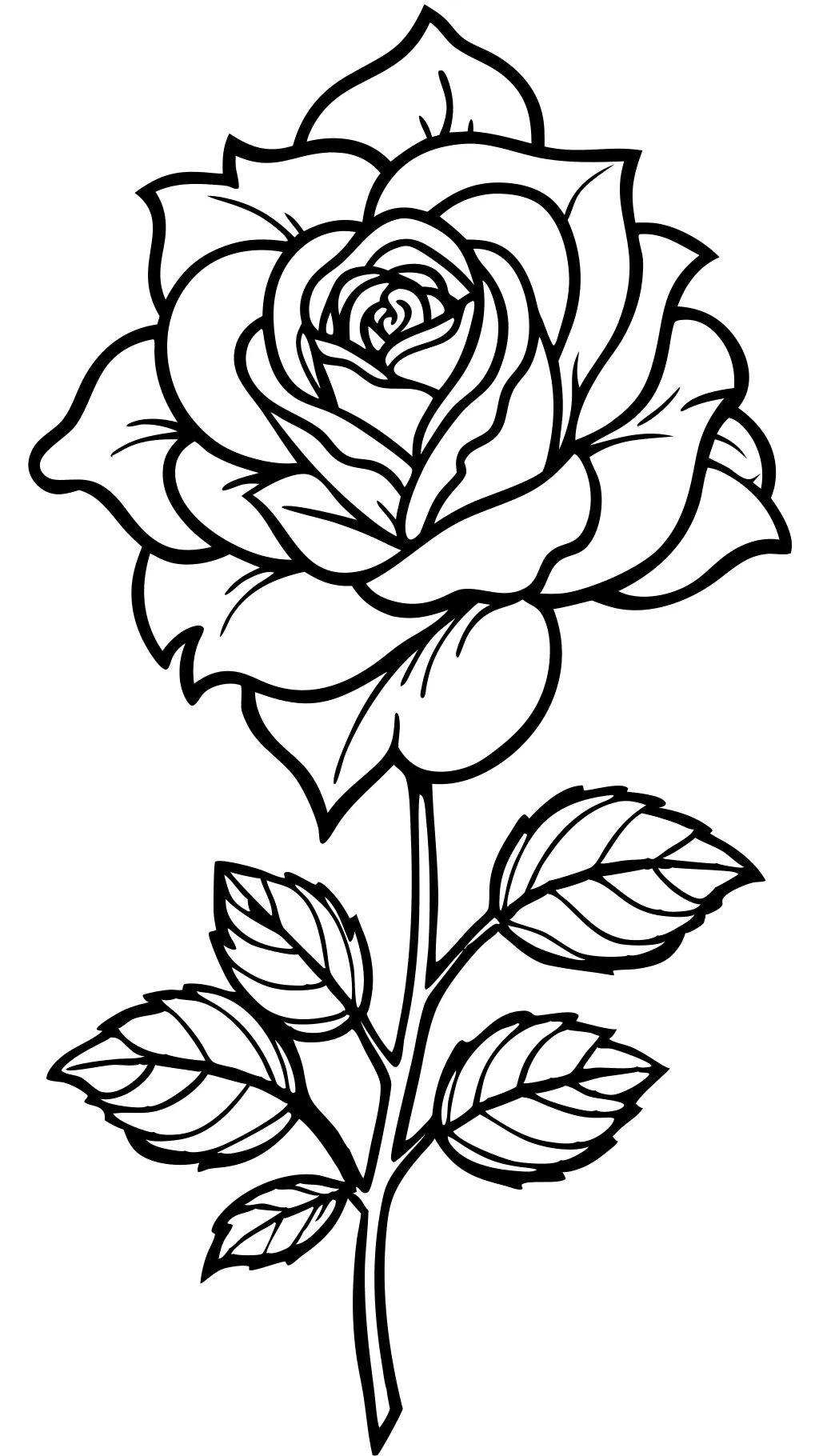 coloring pages of roses and flowers